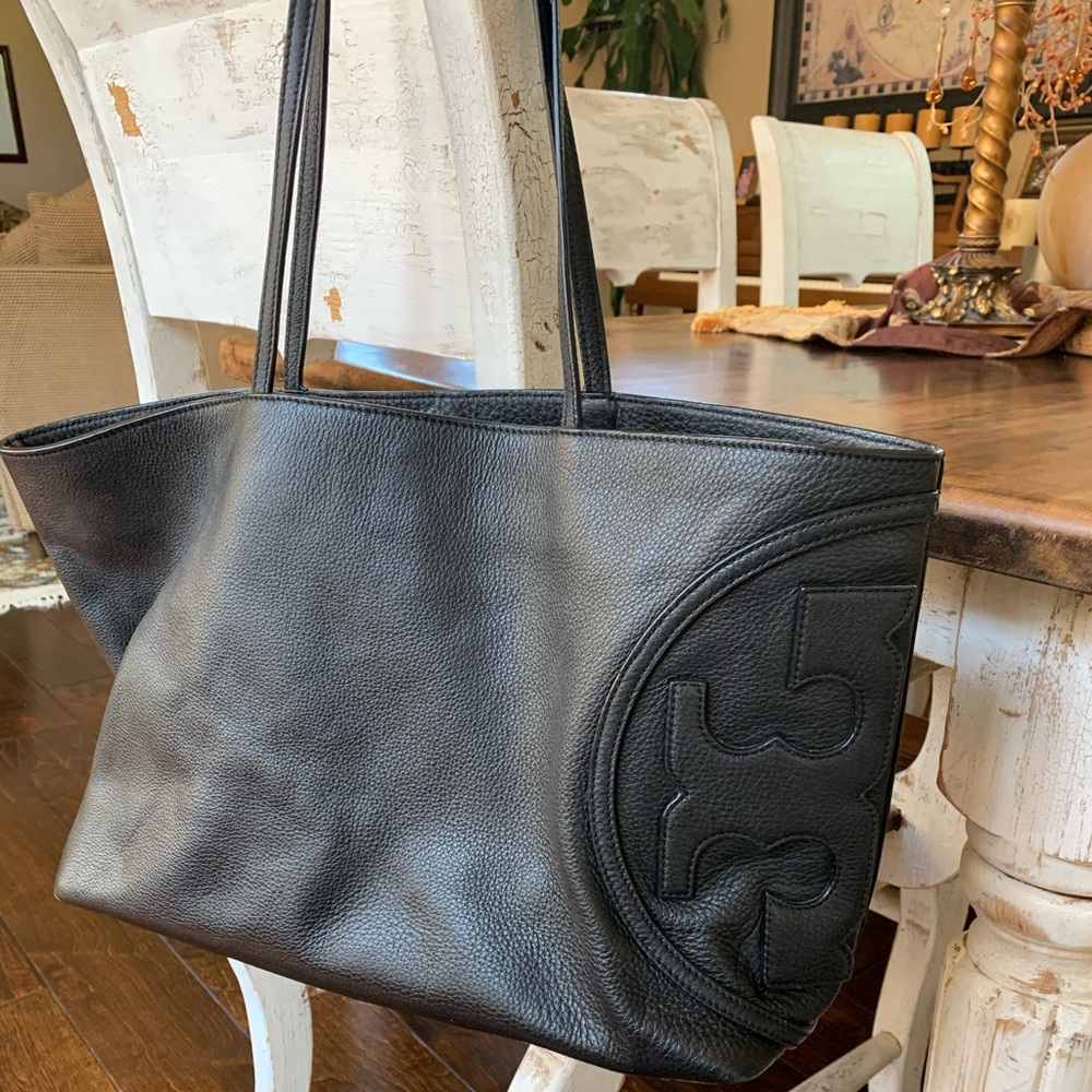 Tory Burch black T bag